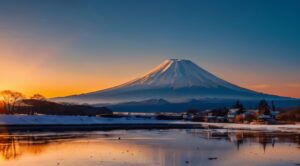SeaArt AIで生成した富士山