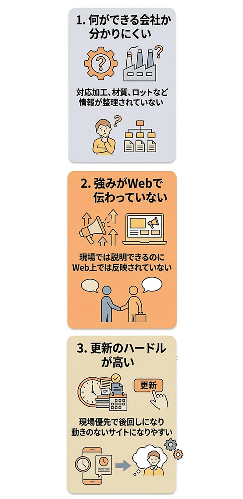 町工場・中小製造業のホームページで、よくあるつまずき