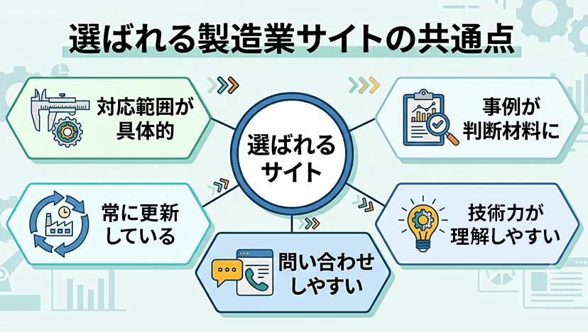 参考サイトでチェックしたい3つの視点