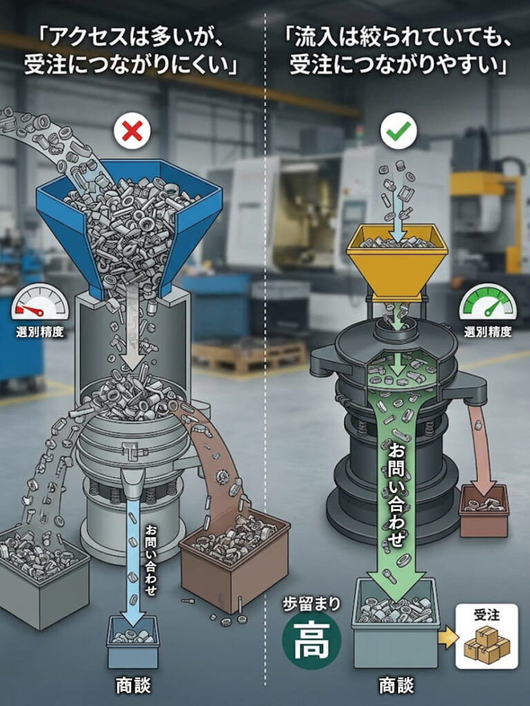 製造業SEOは、アクセス集めではなく“受注導線づくり”