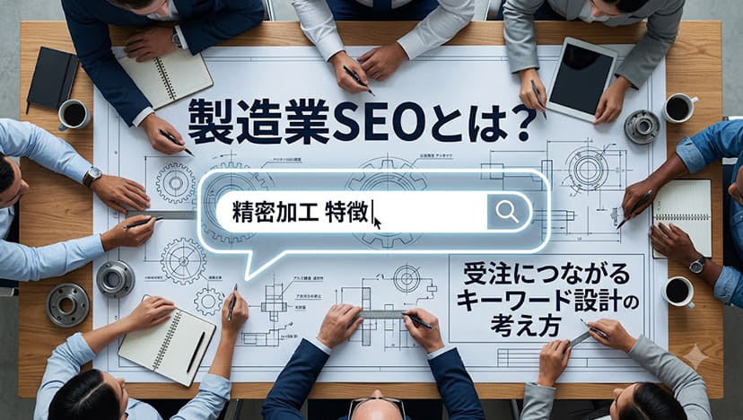 製造業SEOとは？受注につながるキーワード設計の考え方